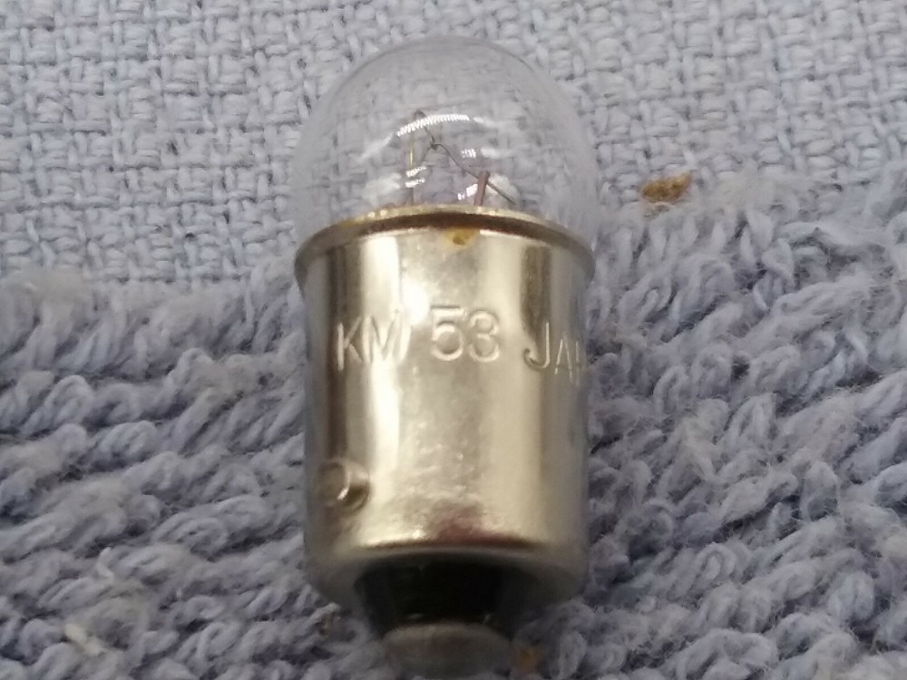 2 NOS 12 volt Amber LED Indicator Lights