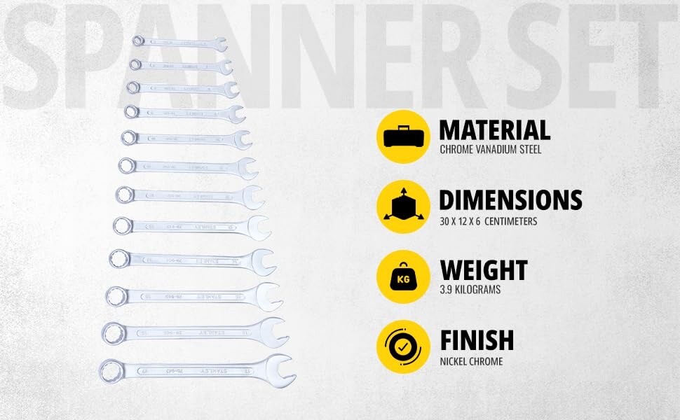 Stanley 23-Piece Combination Spanner Set 70-965
