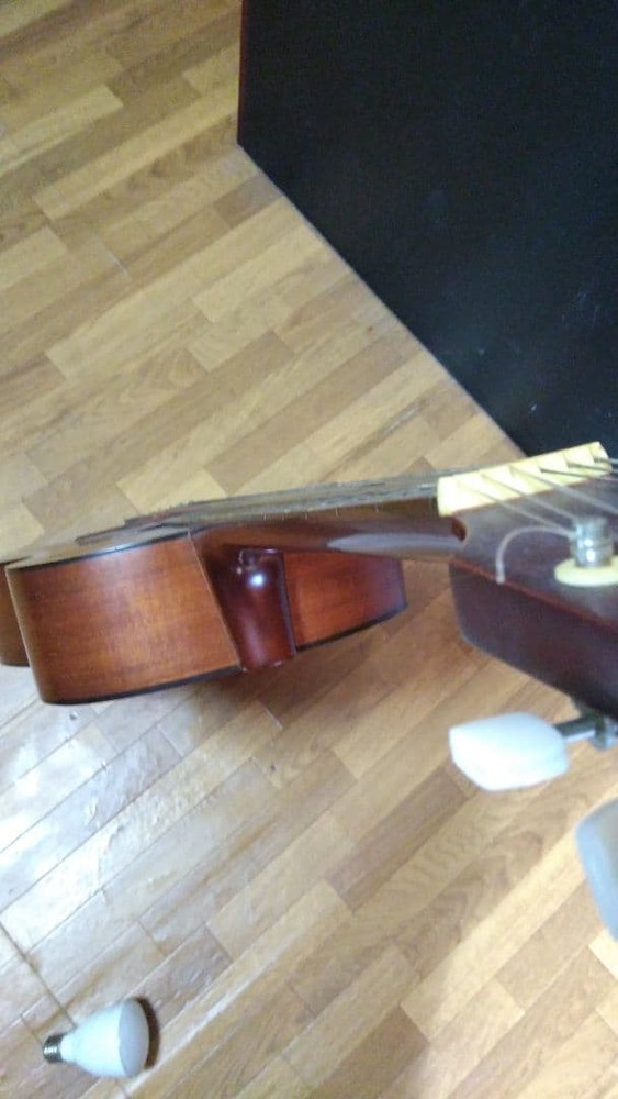 Vintage Acoustic Guitar Details Unknown