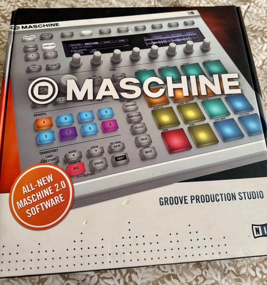 Native Instruments Maschine MK2 White MIDI Controller – Tested – Excellent Condi