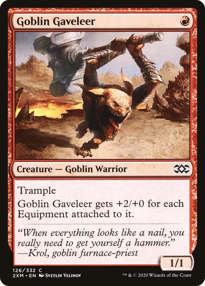 Goblin Gaveleer Double Masters 126 MTG LP