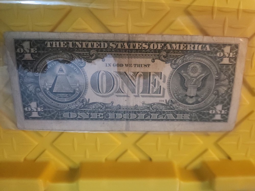 Error 2009 MIS-CUT FEDERAL RESERVE $1 NOTE