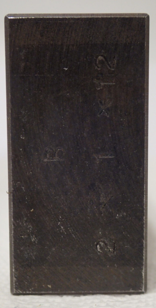 ENGINEERS PARALLELS STEEL BLOCKS 2x1x12''