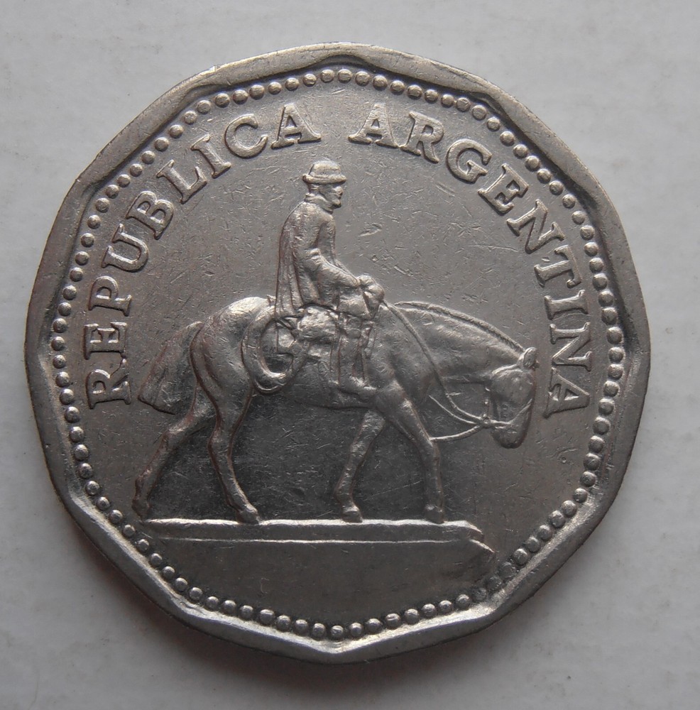 ARGENTINA 10 PESOS 1965