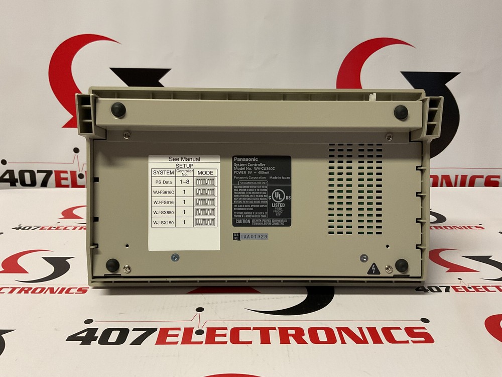 Panasonic Digital Disk Rec (WJ-HD316A) & Panasonic System Controller (WV-CU360C)