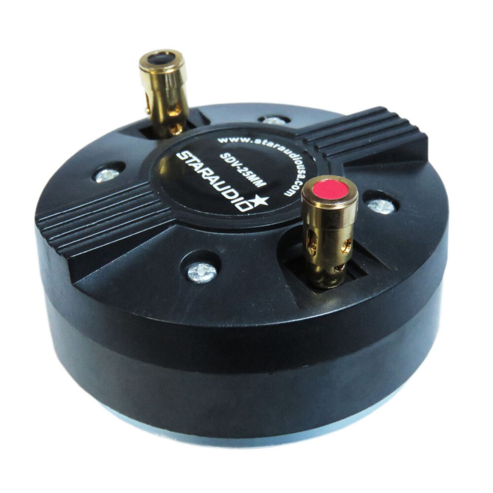 25MM Audio Speaker Driver Horn Tweeter Titanium Pro Compression Screw-on Driver