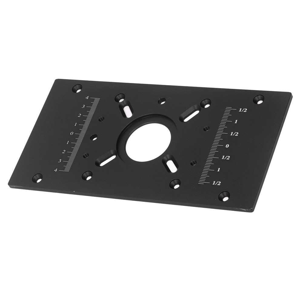 Router Table Insert Plate Lift System Base Board Accessory For Woodworking Black