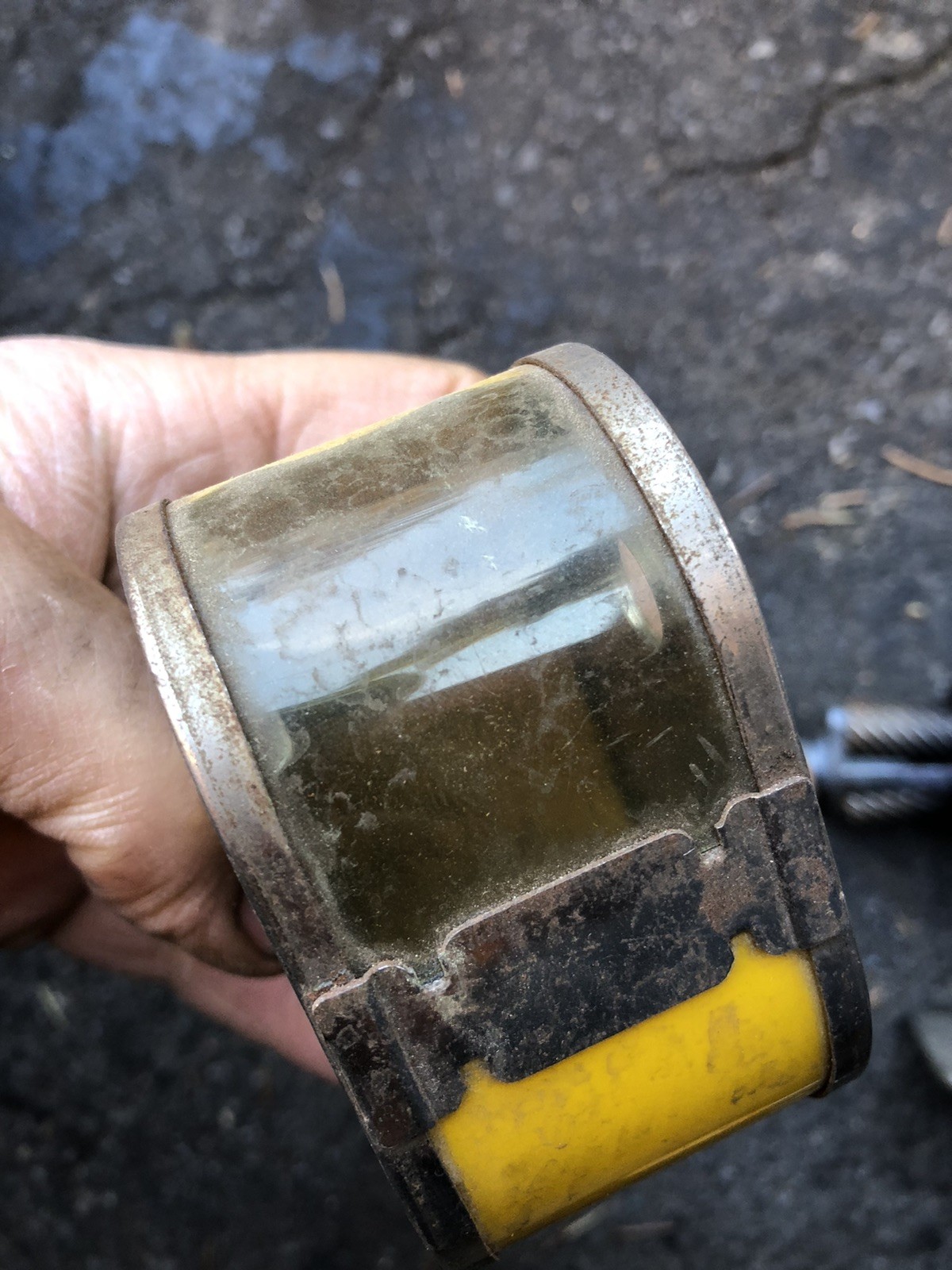 1921 APSCO CHICAGO Wall or Table Mount Pencil Sharpener See Through Discharge