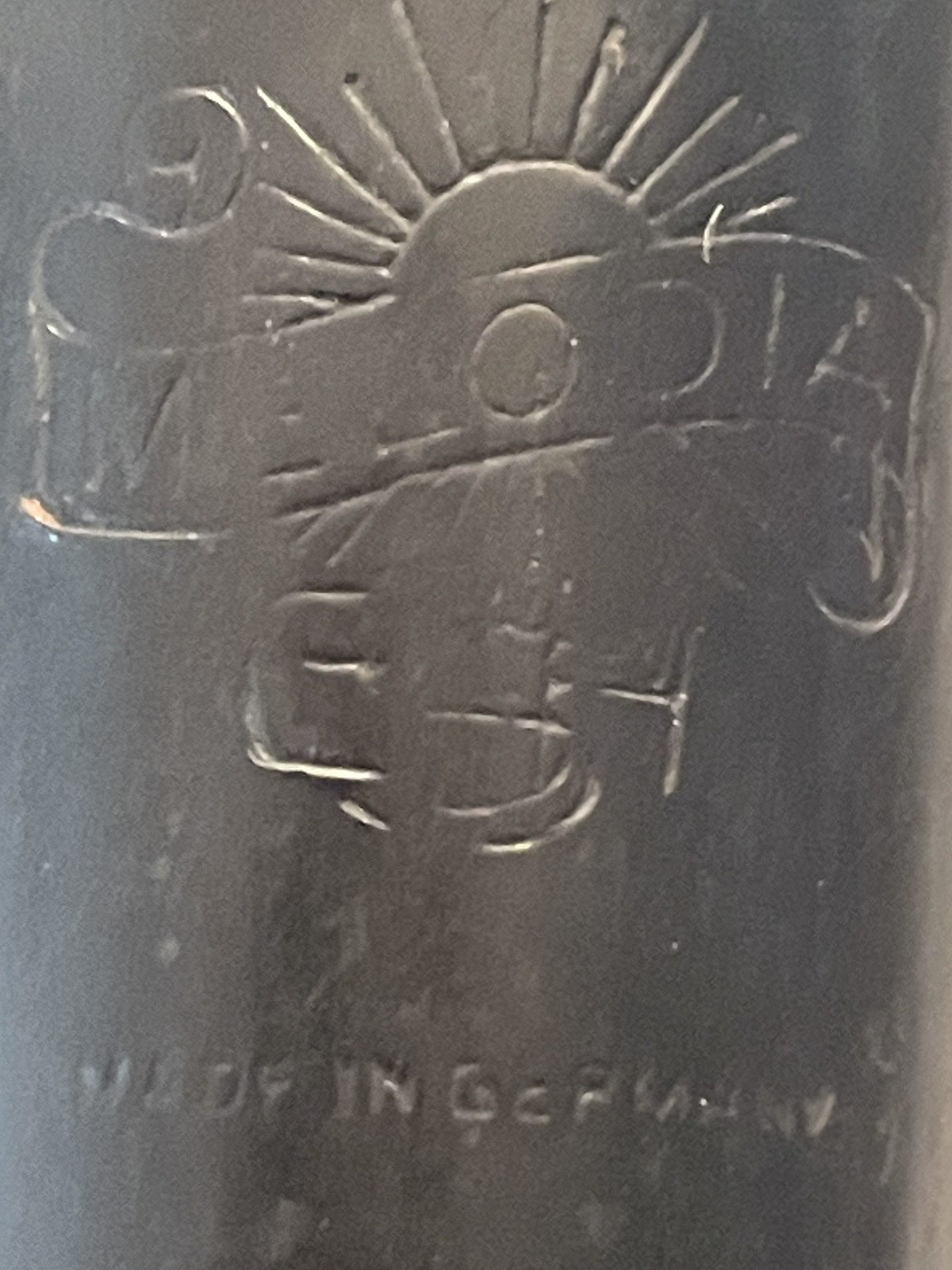 Old Early Antique G.S. Huller Melodia Germany Wooden Flute C L.P Grenadilla