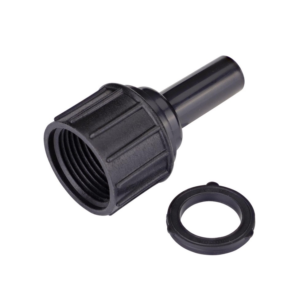 Raindrip R326CT Plastic Black Drip Irrigation Threaded Adapter 3/4 in.