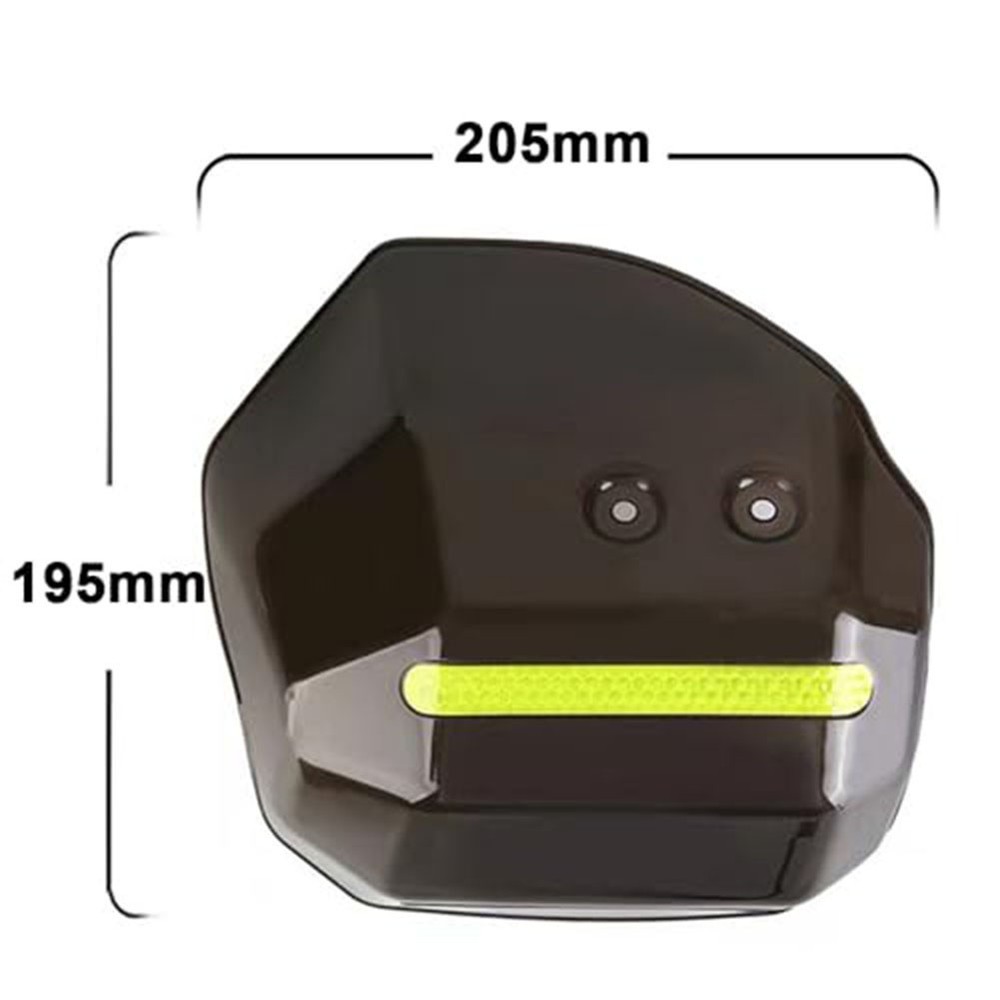 Electric Bicycle Handguards Handlebar Windshield Black Good Compatibility