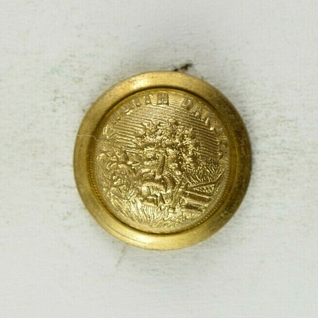 1880s-90s North Dakota Staff Officer Uniform Button E3AT