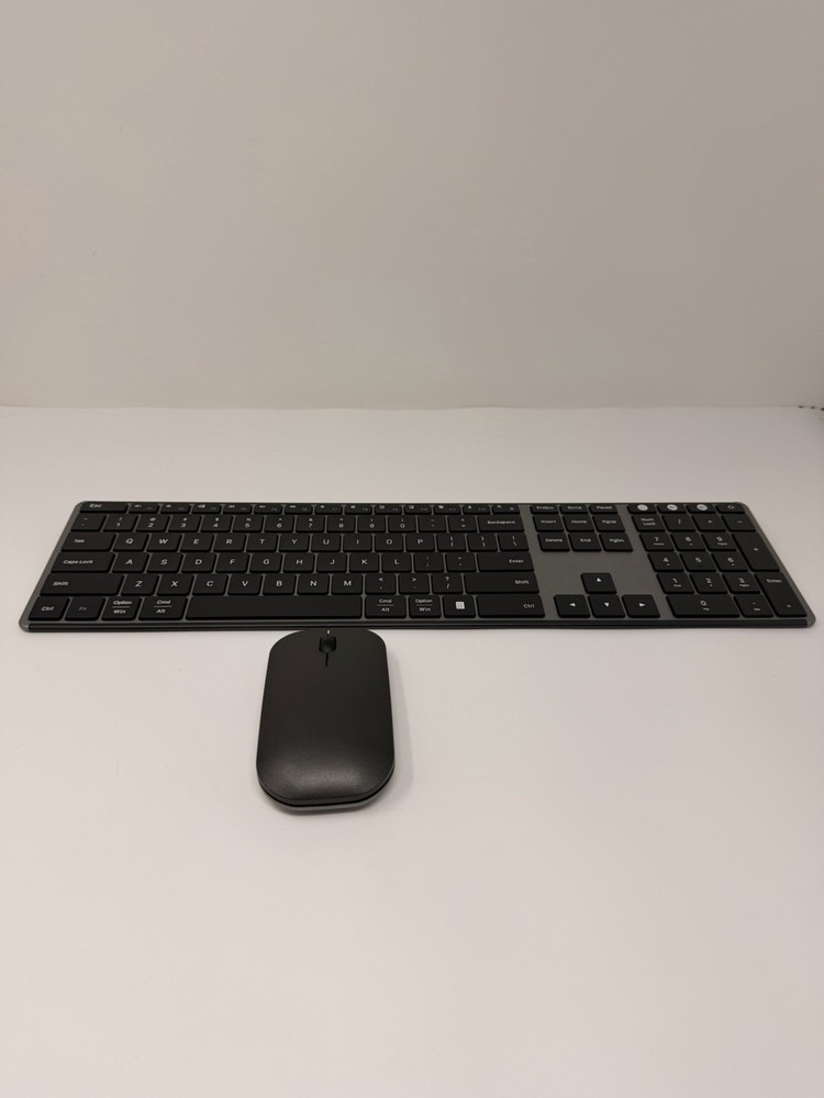 Wireless Bluetooth Keyboard and Mouse Combo USB + Dual BT SKM64-3 Multi-Devic...