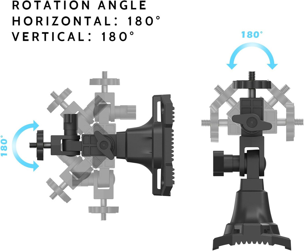 Trail Camera Mounting Bracket 1/4-20 Thread 360 Rotating