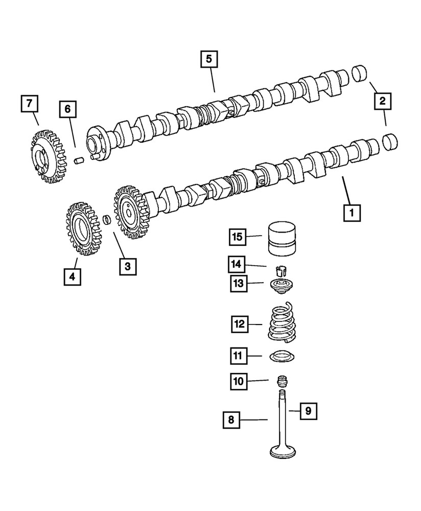 Genuine Mopar Valve Spring Retainer 5080055AA
