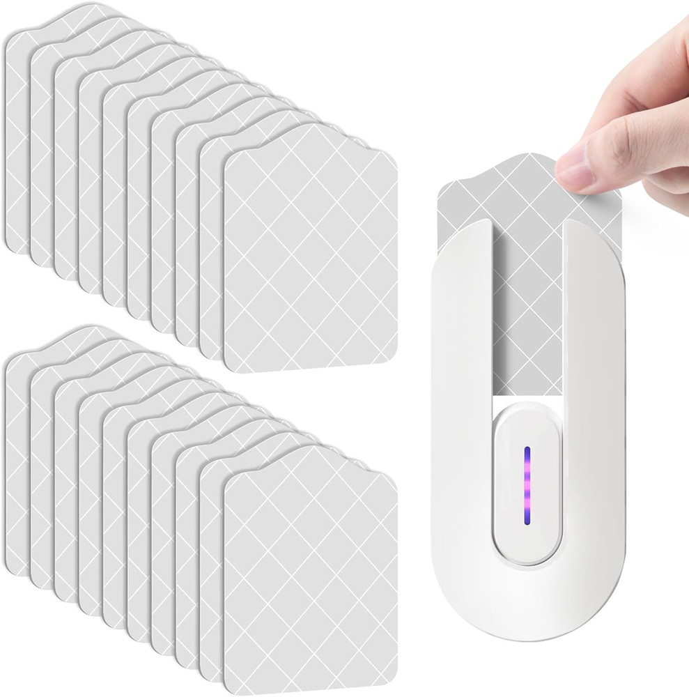 Qualirey 20 Pack Flying Insect Trap Refill Compatible with Bugmd No Buzz Zone Bu