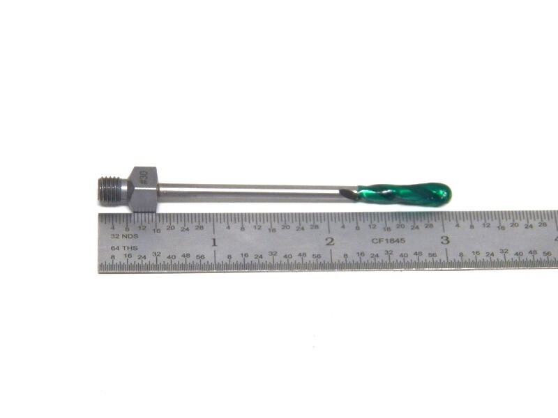 Extra Long #30 (.1285) 1/4-28 Threaded Drill Bit Pan American Tool......(2-3-4)