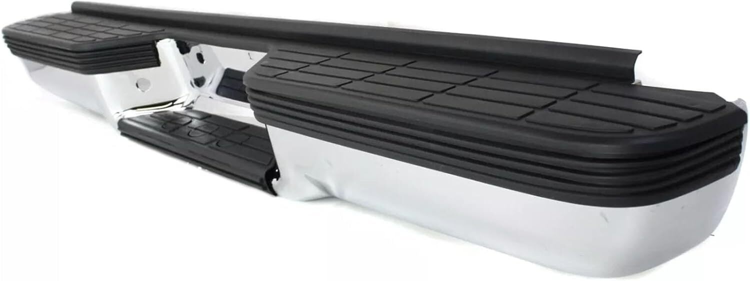 Rear Bumper For 1988-2000 Chevy Silverado GMC Sierra C/K 1500 2500 Chrome Steel