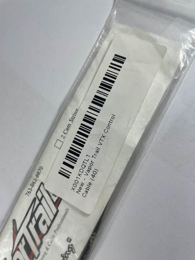 VaporTrail VTX Premium Replacement Control Cable - 40.00”