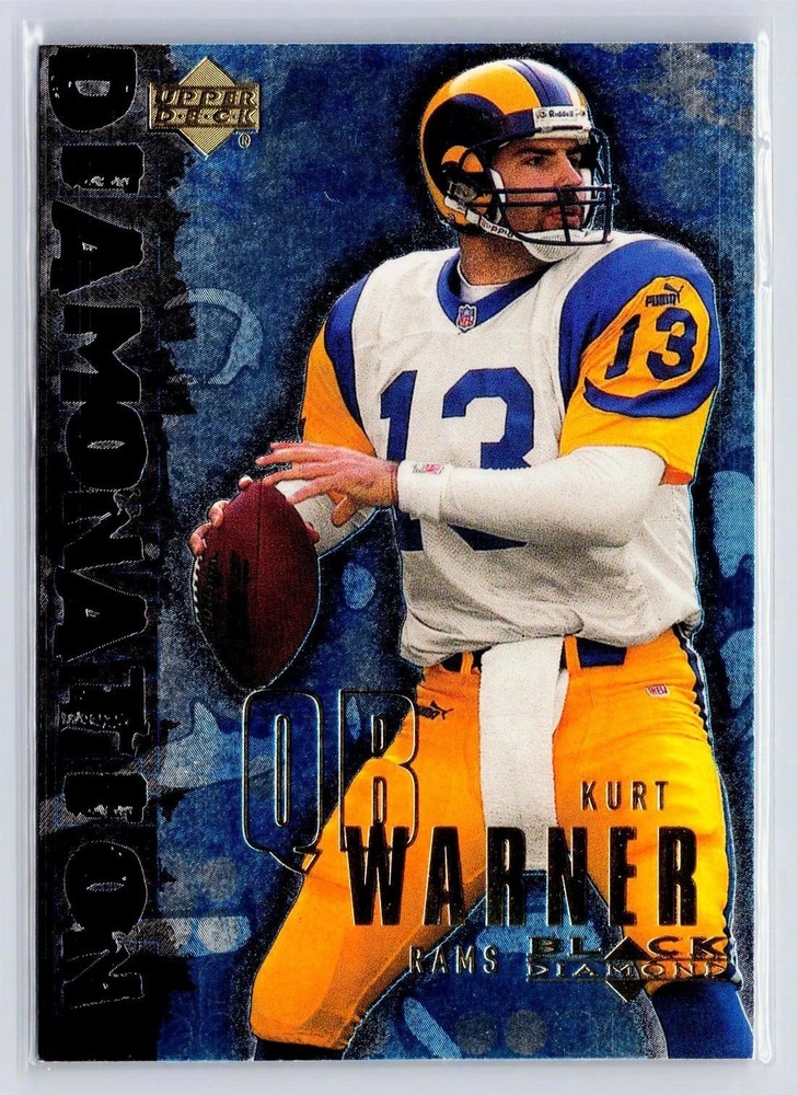 !!!     KURT WARNER   UPPER DECK  FOOTBALL INSERT  CARD   $$
