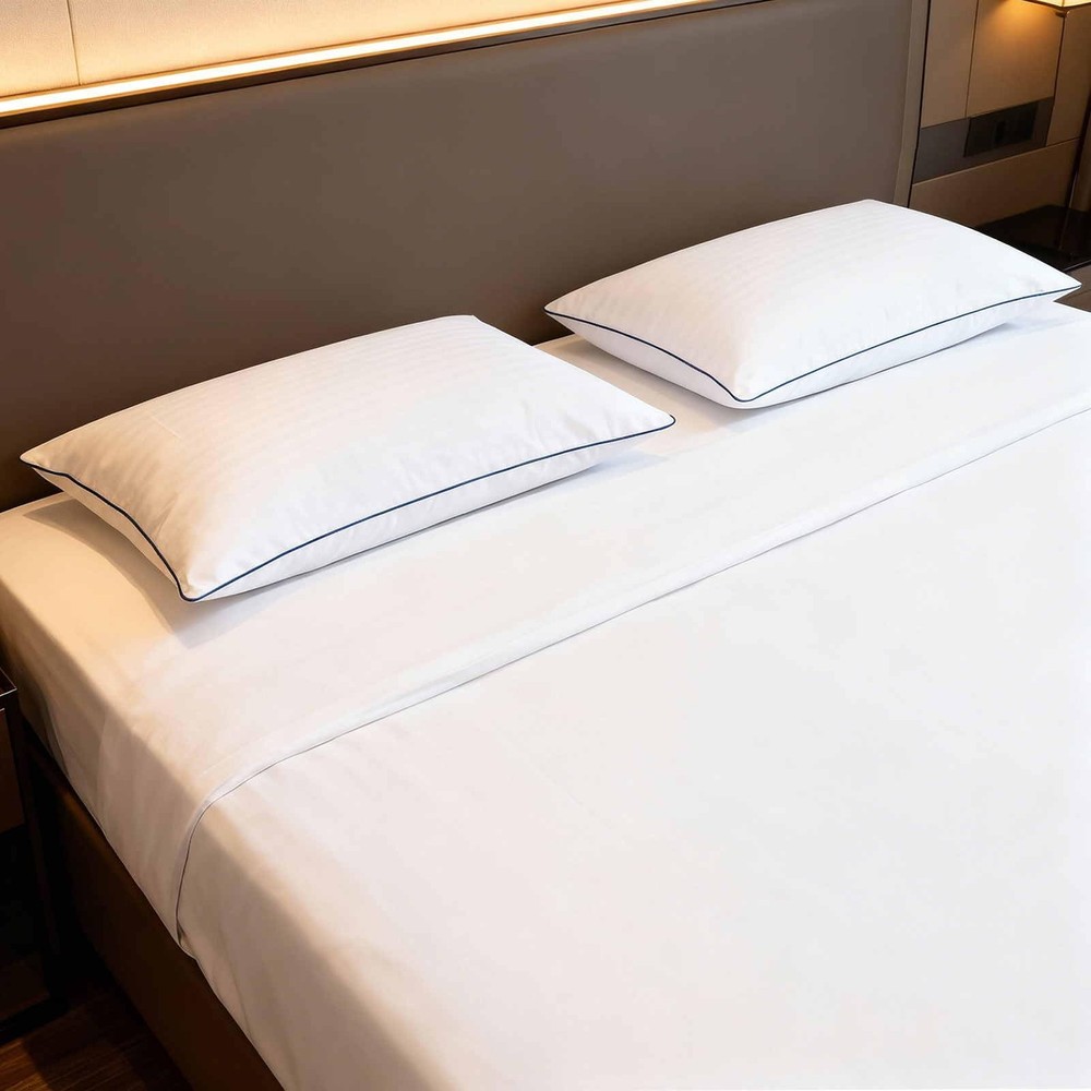 iFaon Ultra Thin Flat Soft Bed Pillows Standard Size Standard(2 pack), White