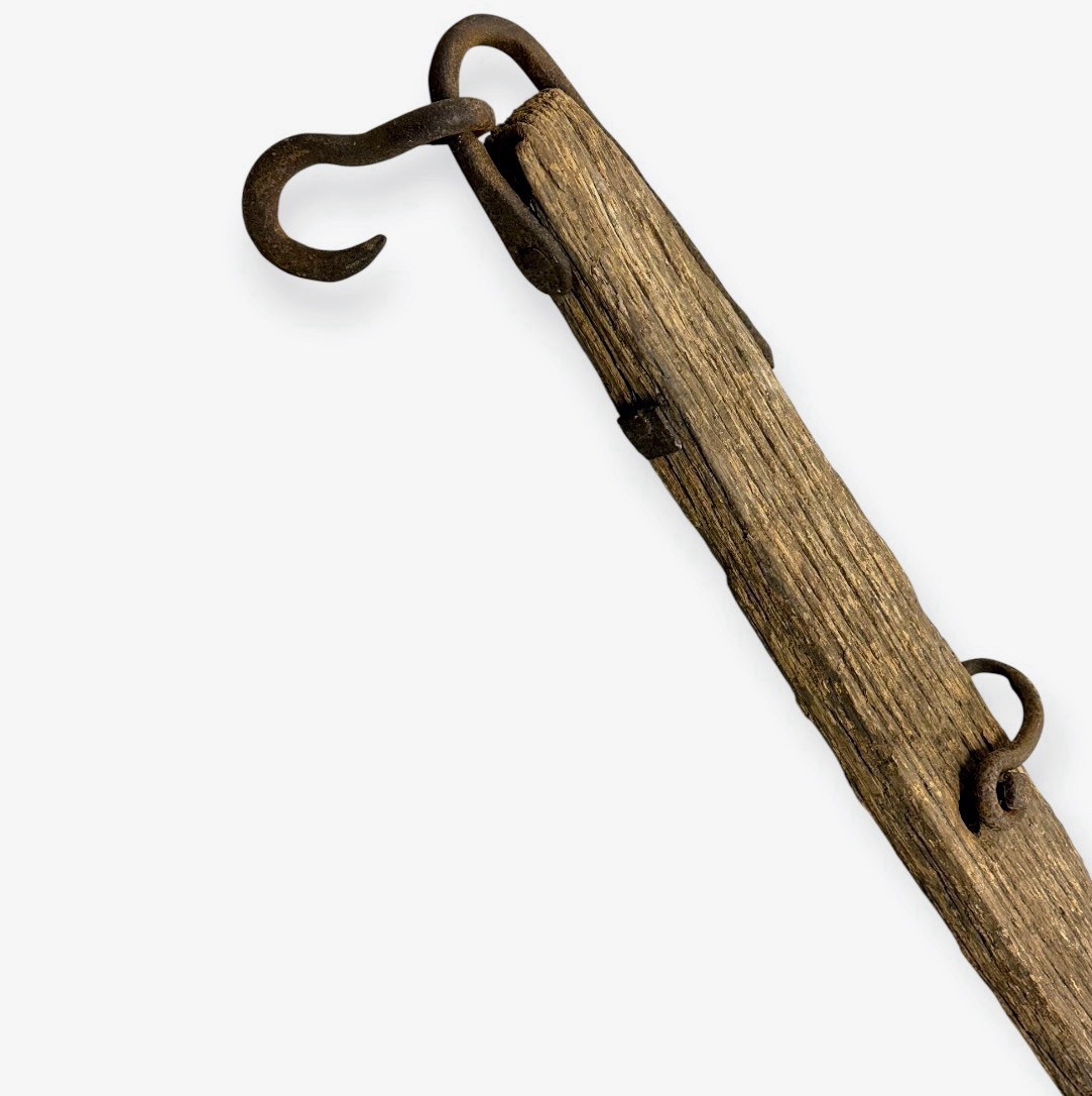 Rare Antique Singletree Whiffletree Horse Ox Harness 29” Primitive Farm Tool