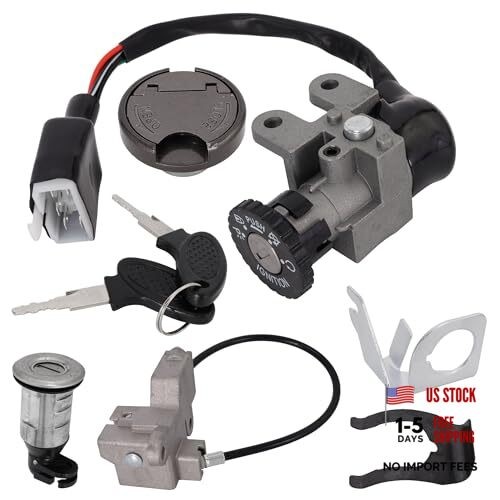 GY6 49cc 50cc Scooter Ignition Switch, 50cc Key Ignition, Ignition Switch Key