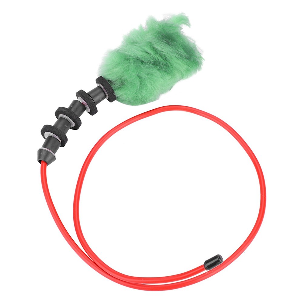 (green)Wool Paintball Barrel Pull Through Squeegee Rope Cleaning Rope BD