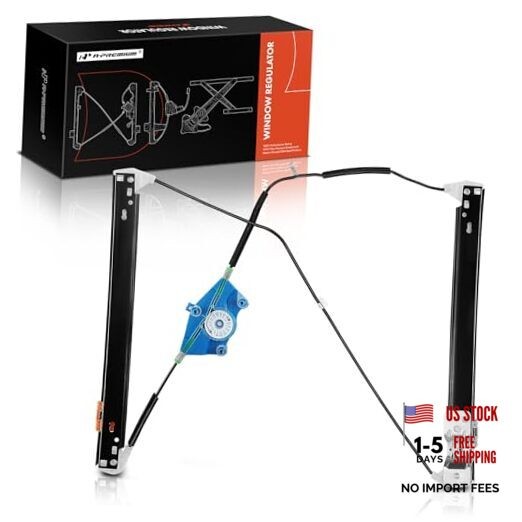 Power Window Regulator Without Motor Compatible with Audi Front Passenger(RH)