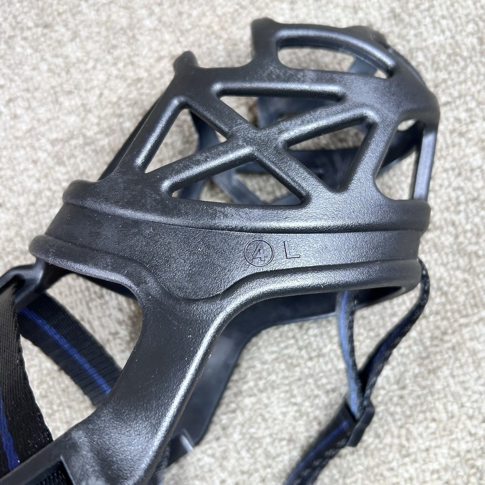 BARKLESS Dog Muzzle Basket Muzzle For Biting Chewing And Scavenging Black Large