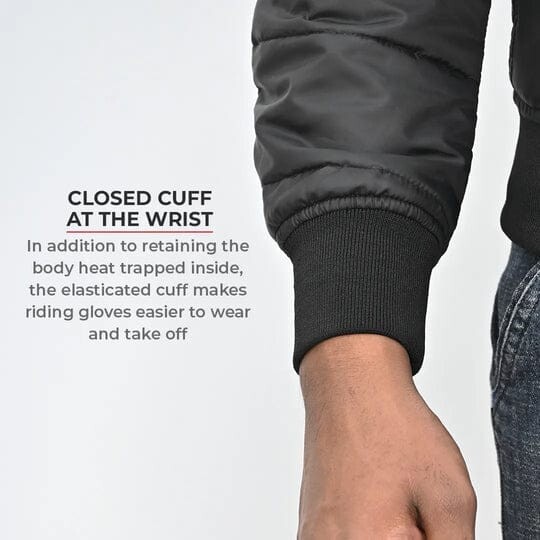 FROST - MOTORCYCLE WARM JACKET BLACK