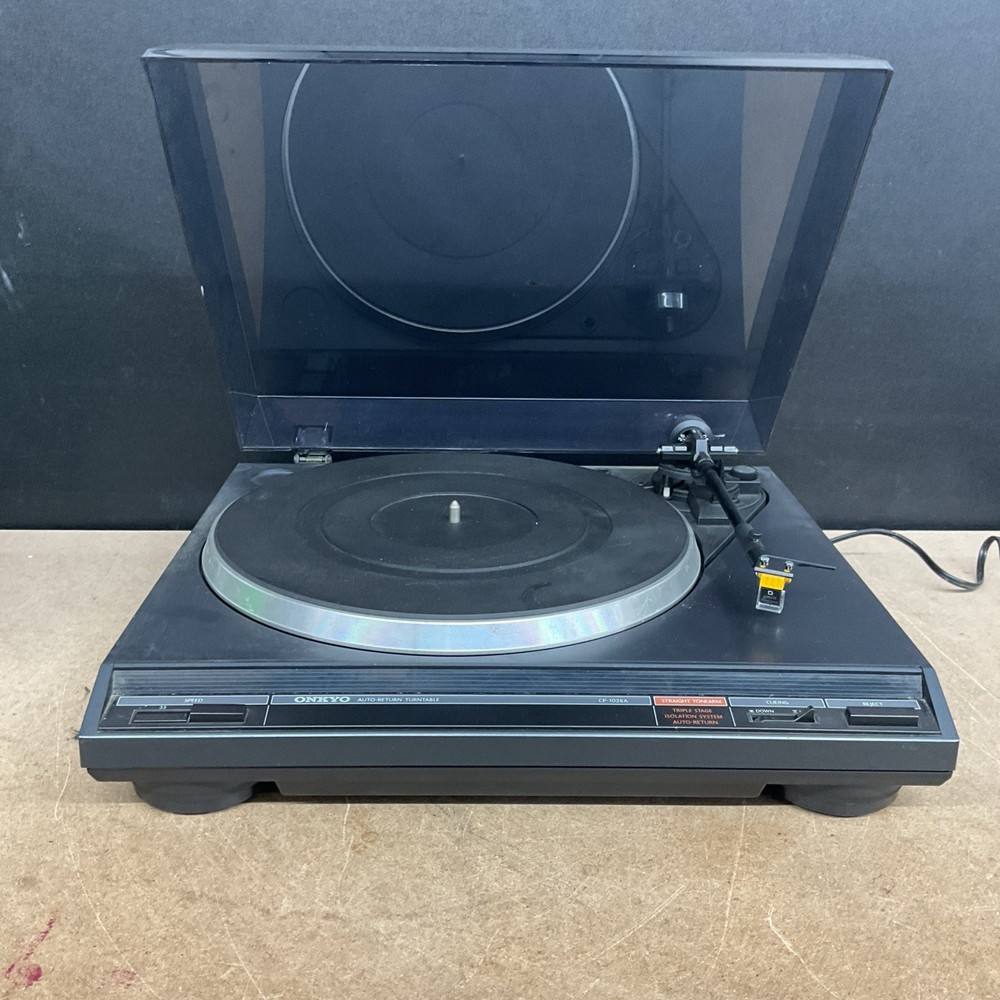 ONKYO Auto Return Turntable System Model CP-1026A - Untested