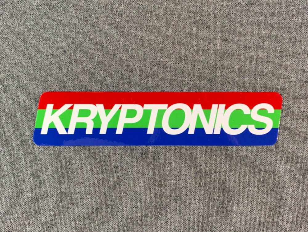 Kryptonics Skateboard Sticker 6" sk8