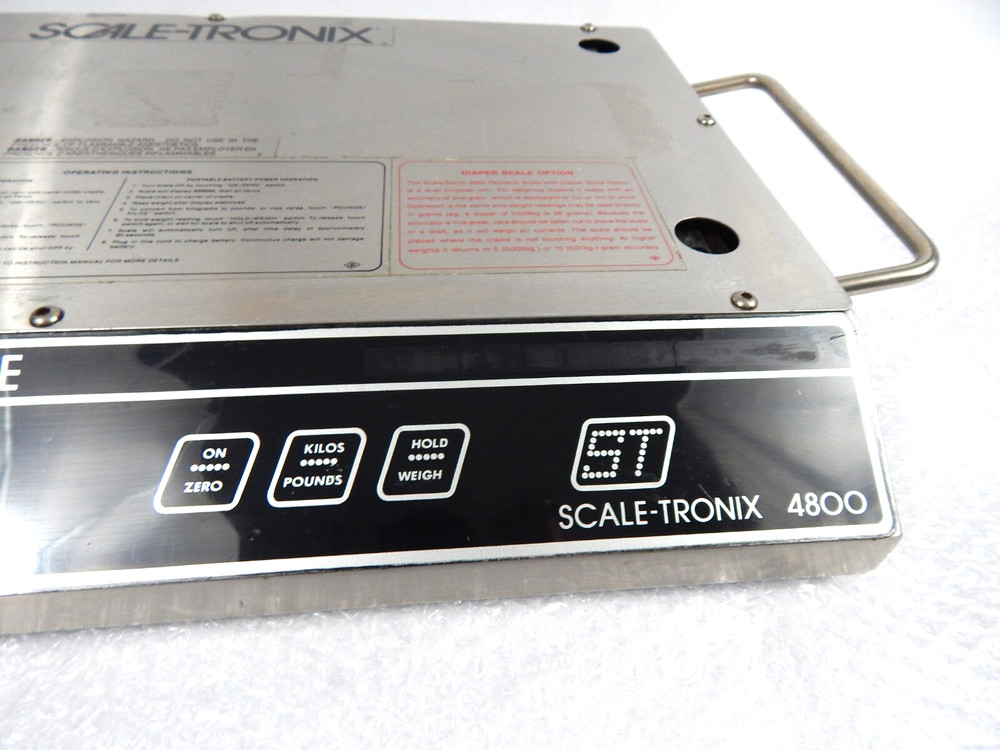 SCALE-TRONIX 4800 PEDIATRIC SCALE