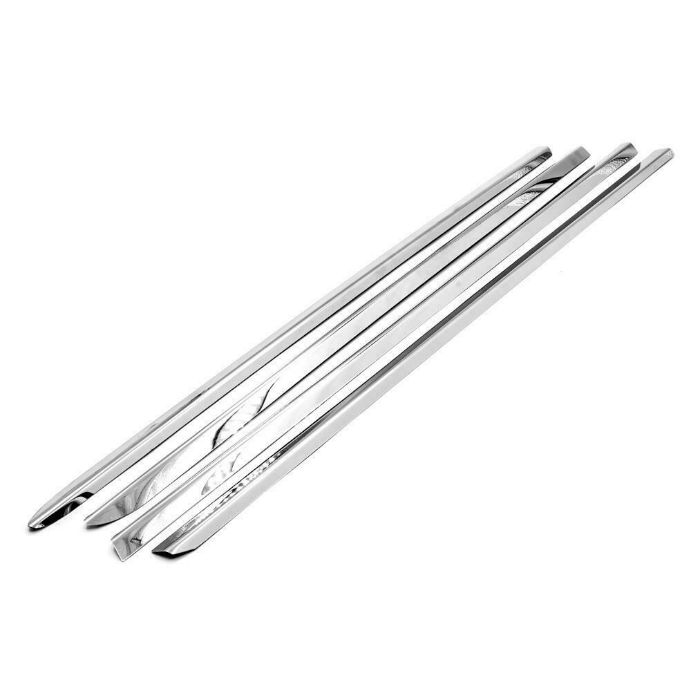 For 1999-2006 Chevy Silverado / GMC Sierra Crew Cab Stainless Window Sill Trims