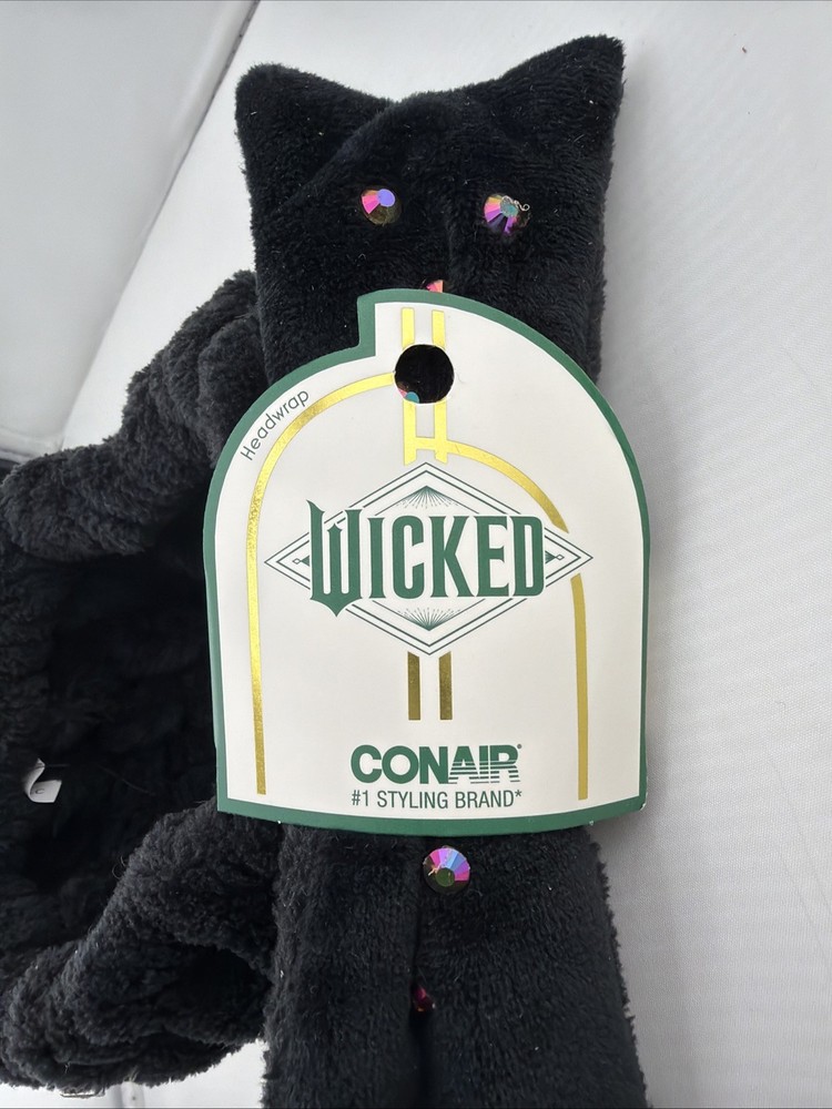 ConAir WICKED Black Headwrap. New