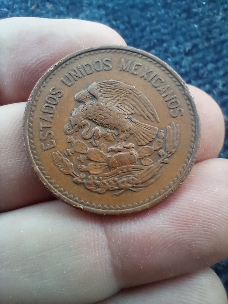MEXICO ~ 1953 ~ 20 Centavos Coin