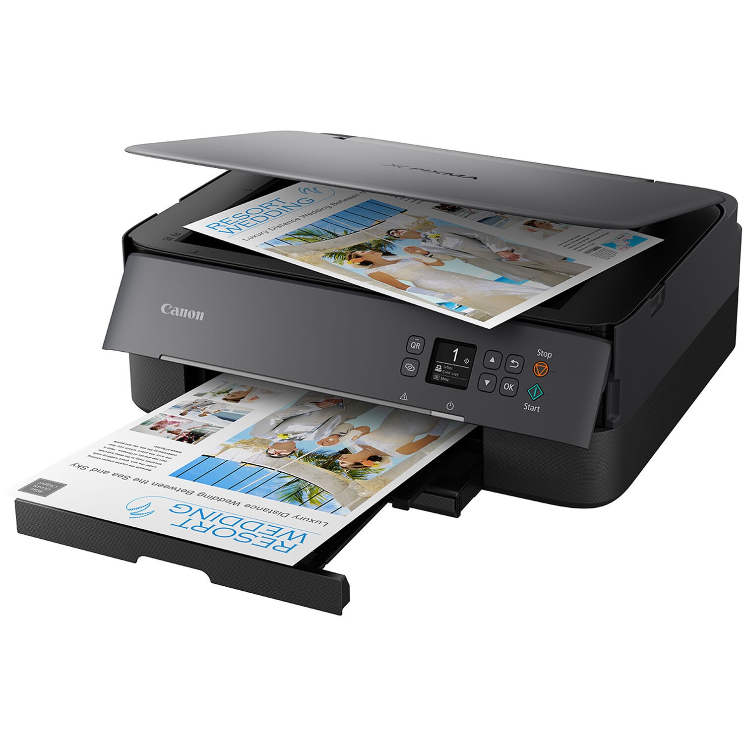 Canon PIXMA TS6420a Wireless Inkjet All-In-One Color Printer Black