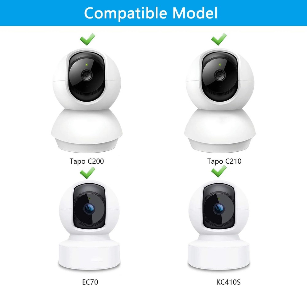 Wall Mount Compatible with TP-Link Tapo C210/ C200 and 2 Pack wall mounts