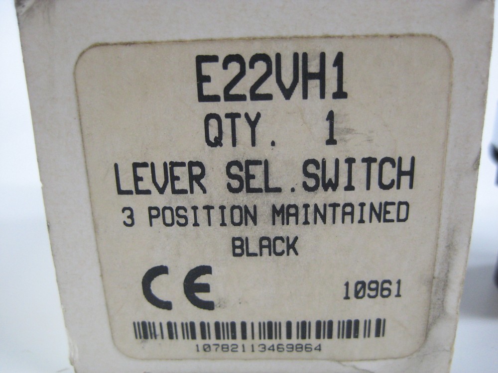 CUTLER HAMMER E22VH1 SELECTOR SWITCH NSMP