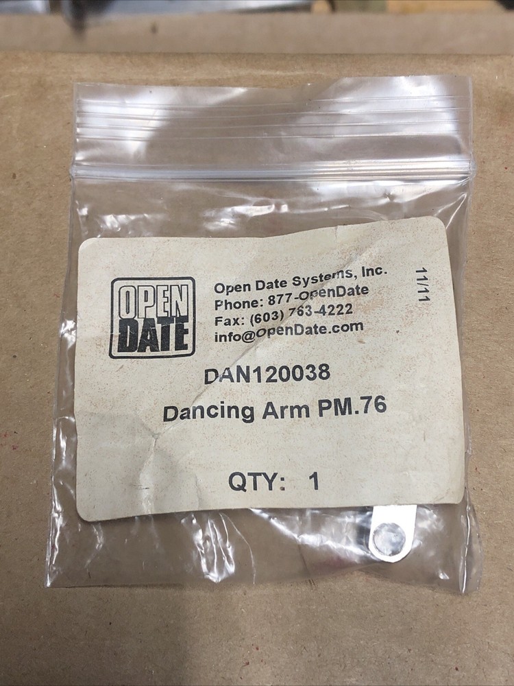 OPEN DATE PRINT MASTER DANCING ARM 76
