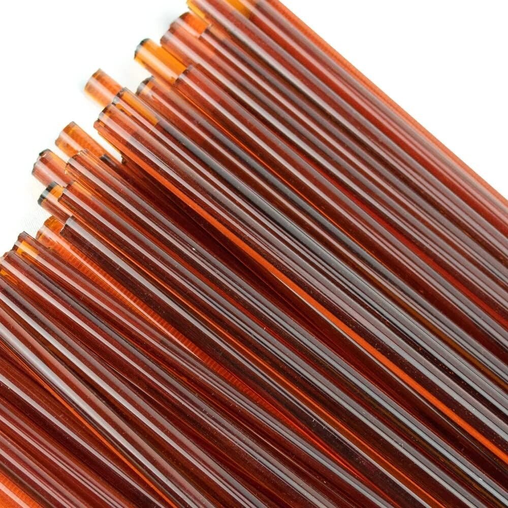 Oceanside Glass Rods Medium Transparent 96coe 1lb.Bundle