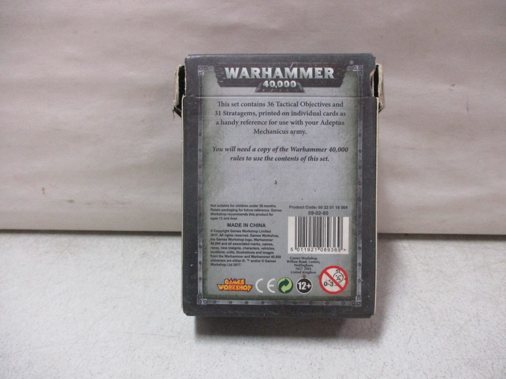 Warhammer 40000 Datacards Adeptus Mechanicus
