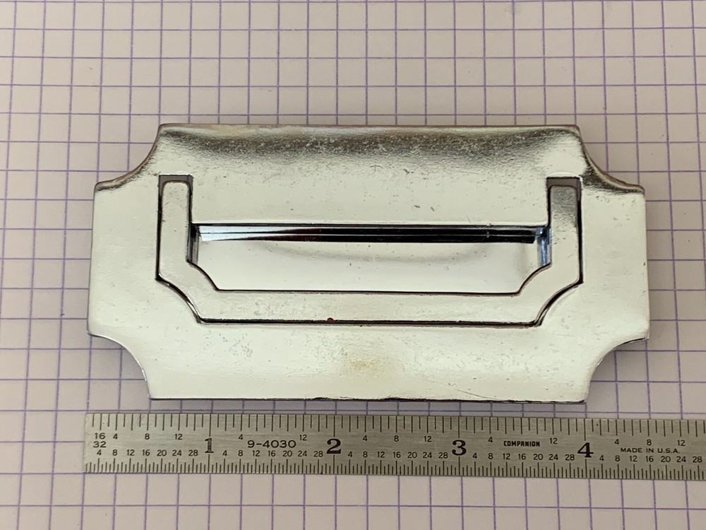 Original Chrome Dixie Campaigner Drawer Pull Handle BS1 19345