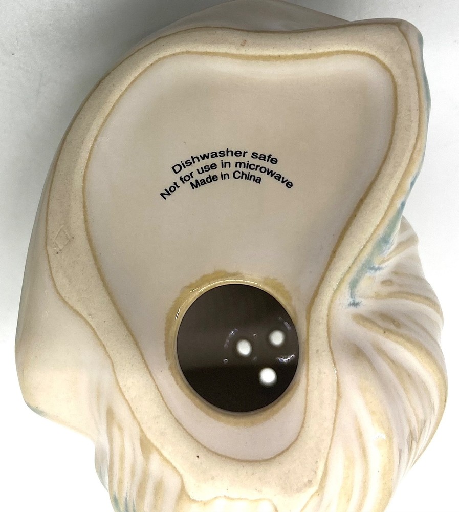 Shells Salt & Pepper Shakers, Shoreline Collection Stoneware