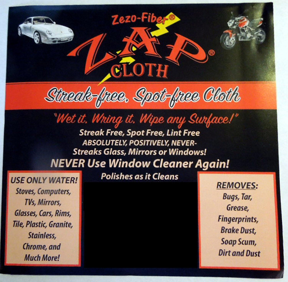 - Streak Free, Spot Free - 3 Cloths