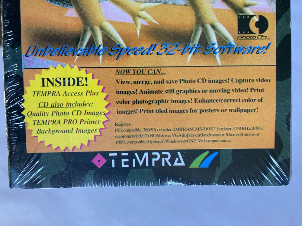 Tempra Access Plus IBM/PC CD-Rom New & SEALED