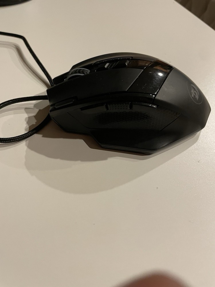Redragon Wired Optical Gaming Mouse Black Ergonomic 8 Programmable Buttons
