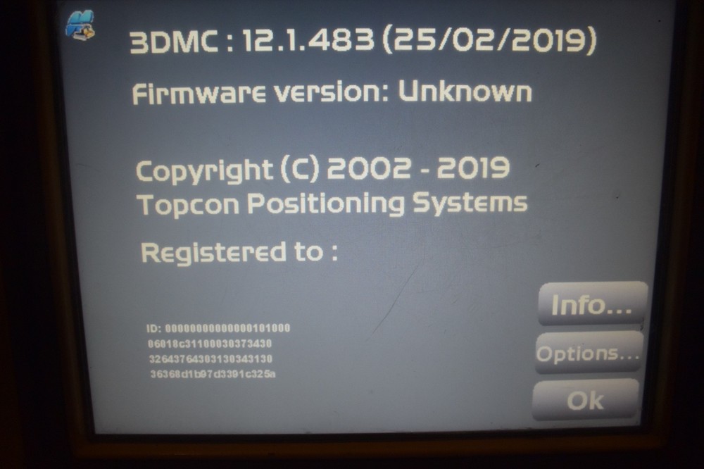 Topcon SmartGrade Control Panel Model GX-55 MANY OPTIONS #482