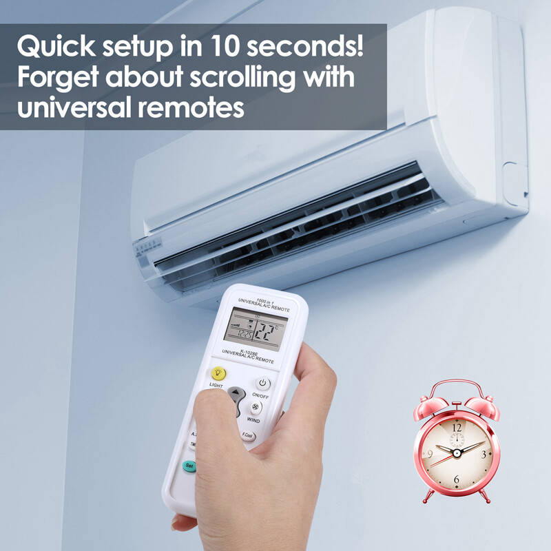 2X Universal A/C Air Conditioning Remote Control Replacement for 1000 Multibrand